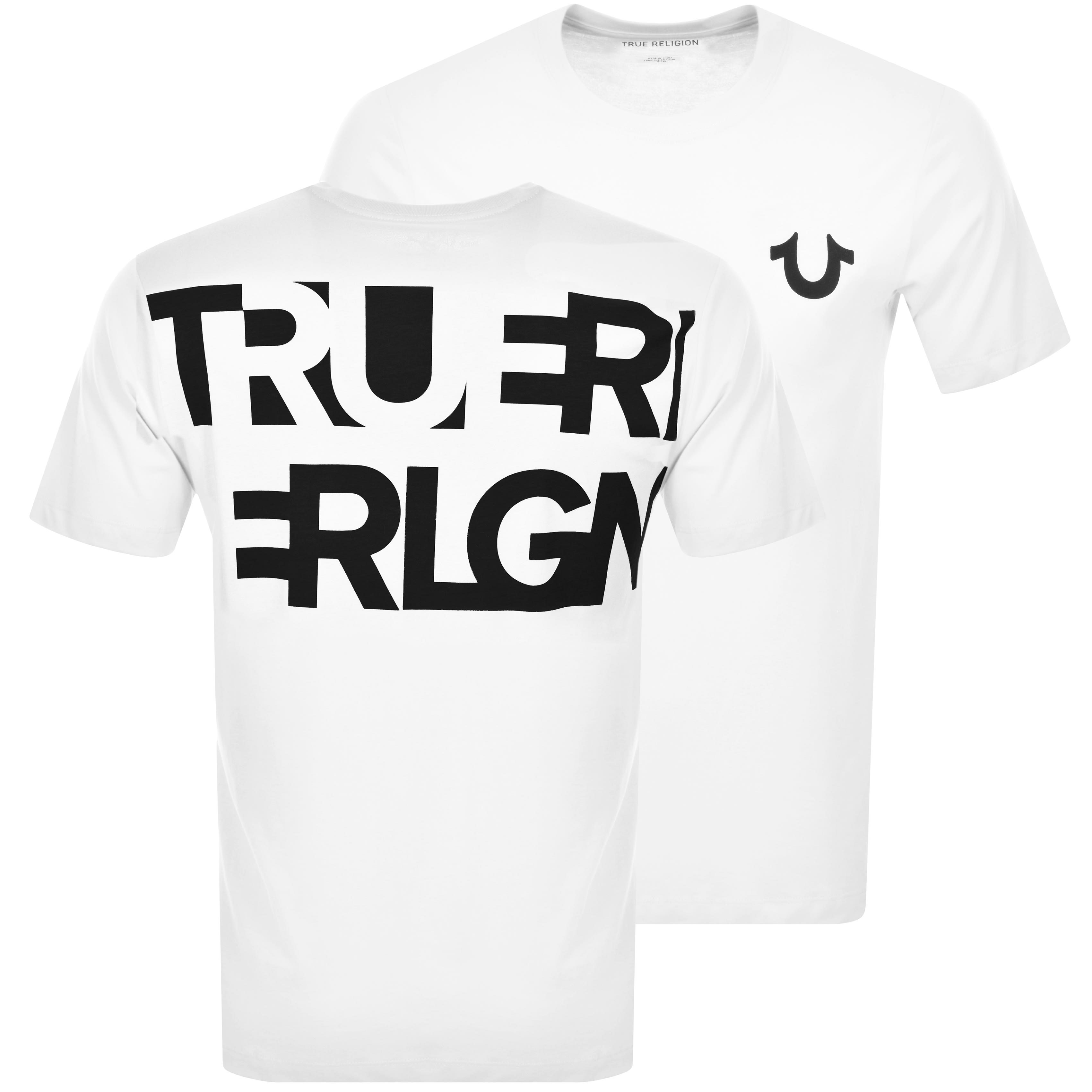 Alternative Image for ProductTrue Religion Logo T Shirt White1